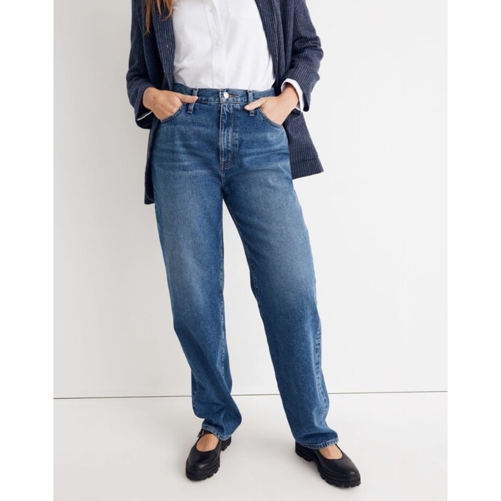 NWT Madewell The Perfect Vintage Straight Jean in Firthway Wash